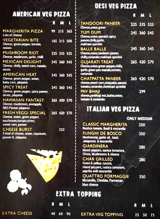 Menu of Pizza Hut Express, Wakad, Pune