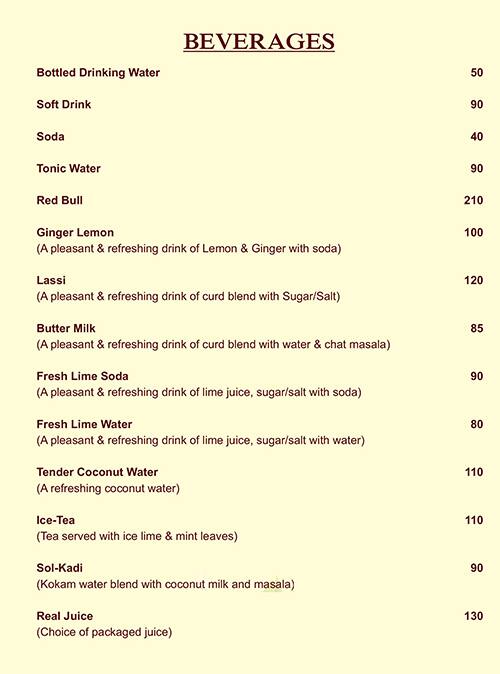 Mahesh Lunch Home menu