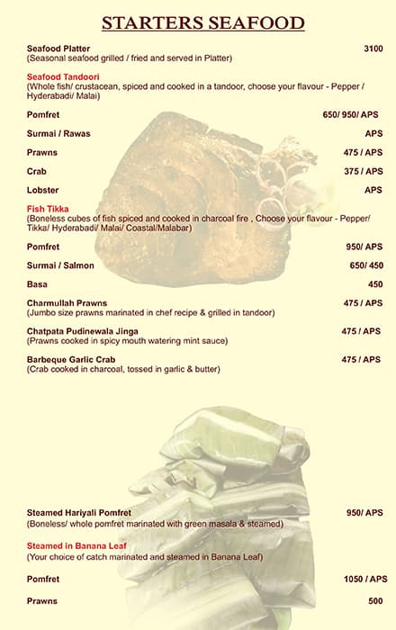 Mahesh Lunch Home menu