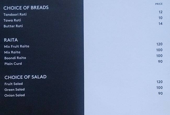 Menu at Bottoms Up, Chandigarh, sco 262