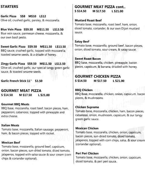 Normanhurst Pizza Cafe Menu, Menu for Normanhurst Pizza Cafe, Pennant ...