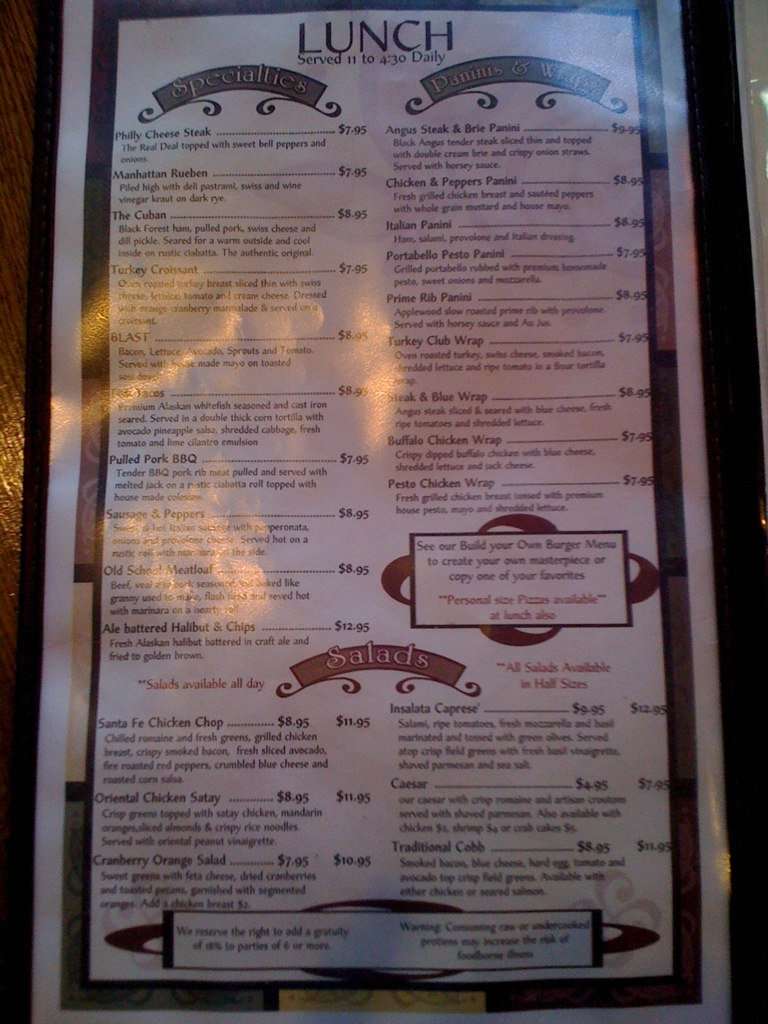 Applewood Grill Menu, Menu for Applewood Grill, Wenatchee, Wenatchee