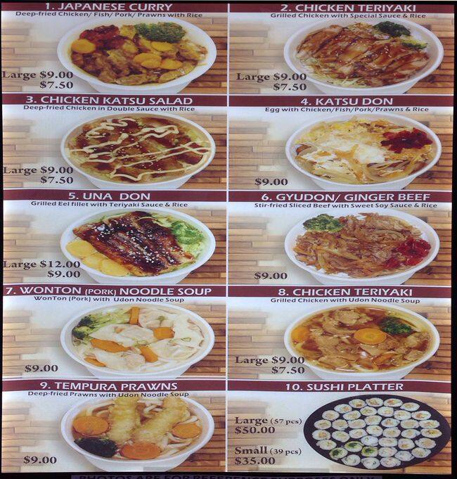 Haha Sushi Menu, Menu for Haha Sushi, Browns Plains, Brisbane