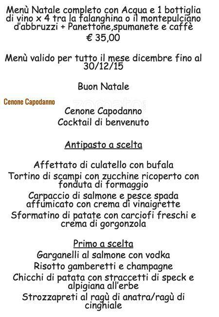 Da Paniga Menu Di Natale.