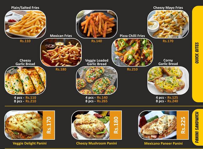 Menu at Dr. FRY, Mumbai