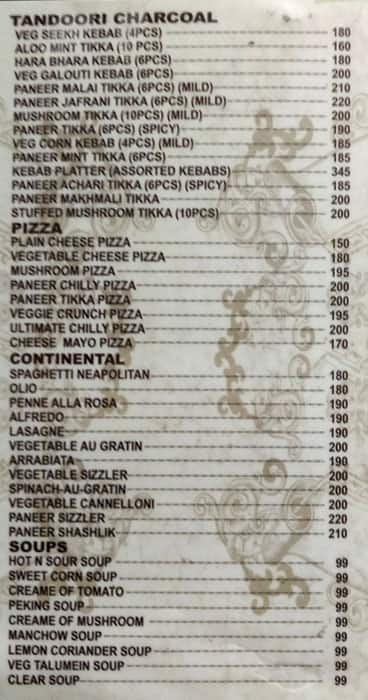 Veg Stew menu