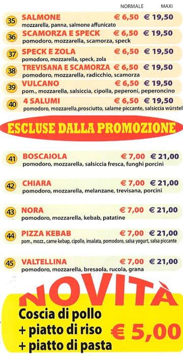Menu di Luna 