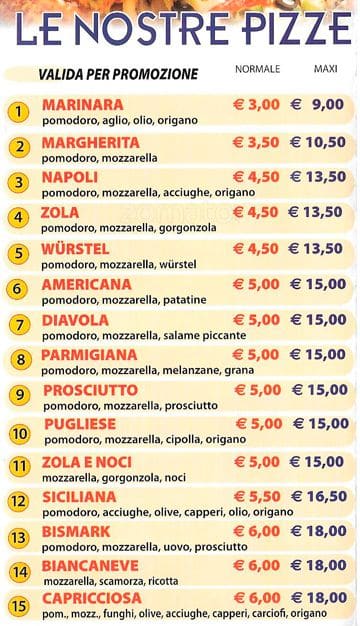 Menu di Luna 