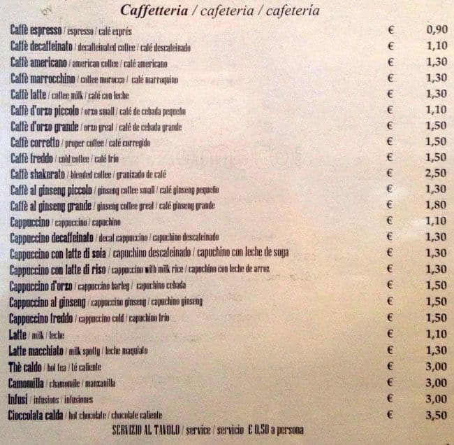 Menu di Fleming Hill 