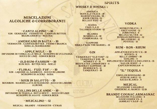 Menu di Terrazza San Pancrazio 
