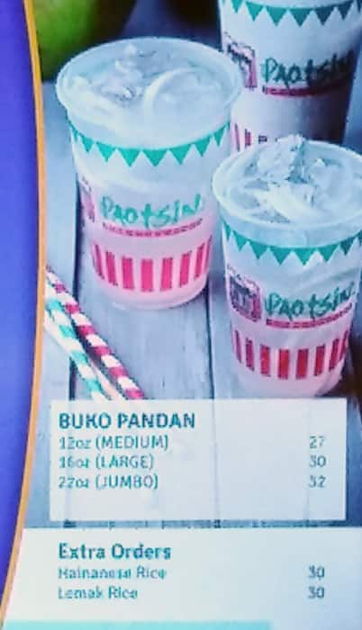 Paotsin меню