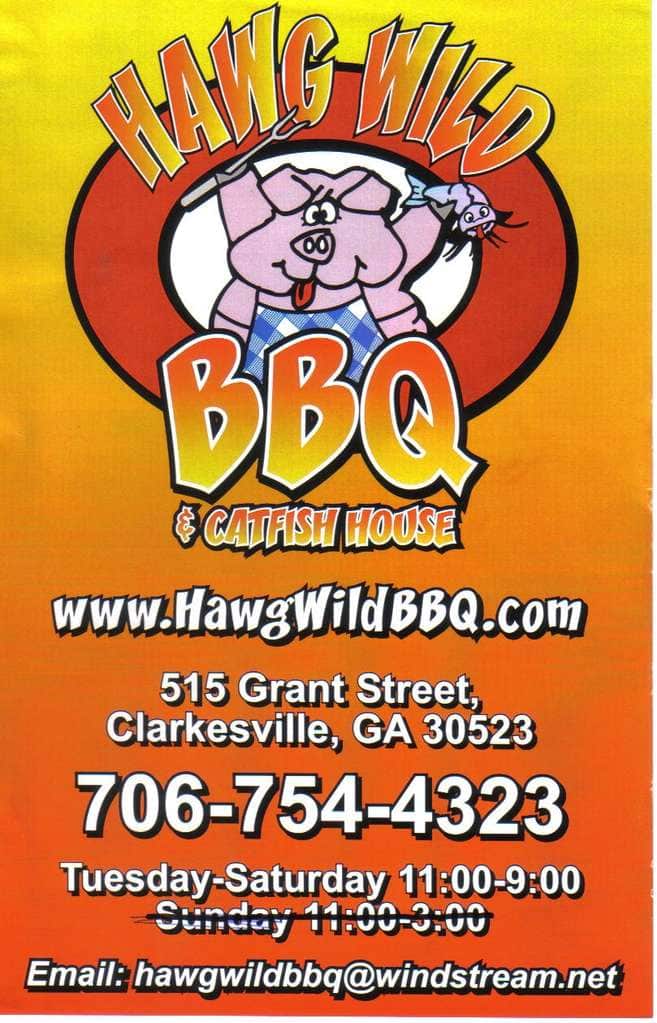 Hawg Wild BBQ & Catfish House Menu Urbanspoon/Zomato