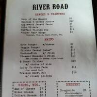 River Road Tavern Menu Menu For River Road Tavern Bedford
