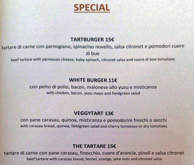 Menu di The Taylored Denim 