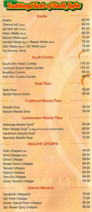 Dosa Plaza Menu, Menu for Dosa Plaza, Kanka, Ranchi - Zomato