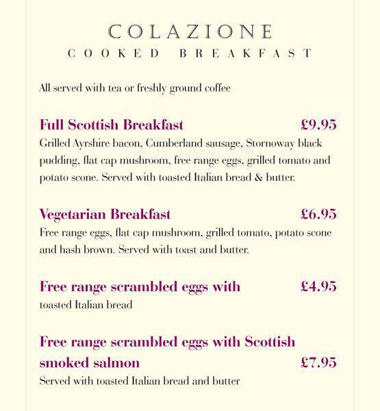 Amarone Menu, Menu for Amarone, New Town, Edinburgh Zomato UK