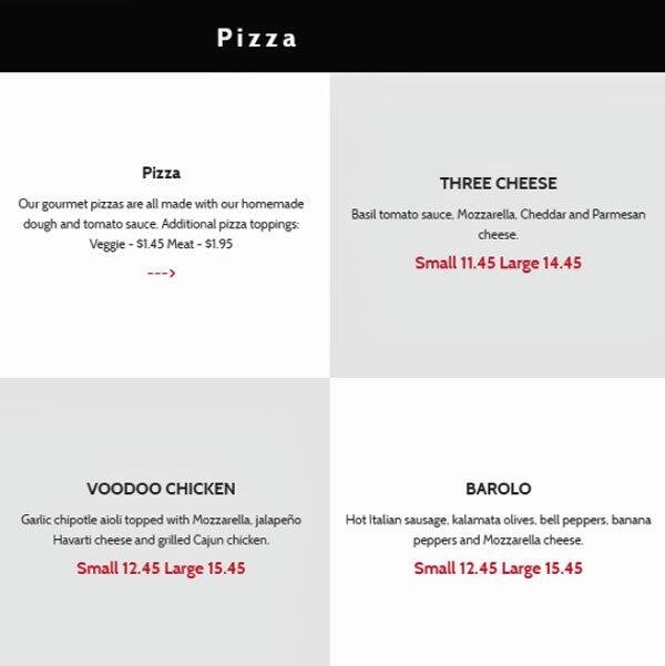 Menu at Hoops Sports Bar & Grill, Toronto, 125 Bremner Blvd