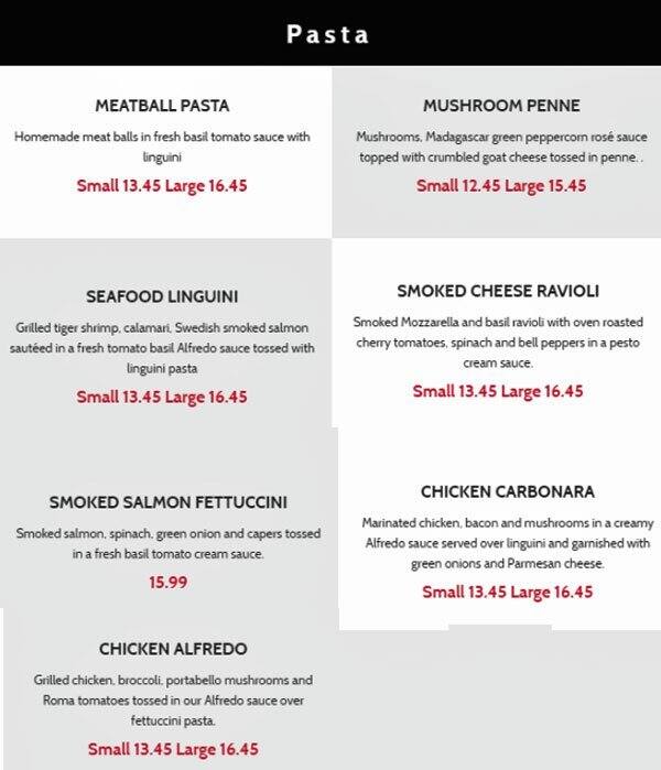 Menu at Hoops Sports Bar & Grill, Toronto, 125 Bremner Blvd