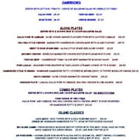aloha kitchen menu menu for aloha kitchen silverdale silverdale