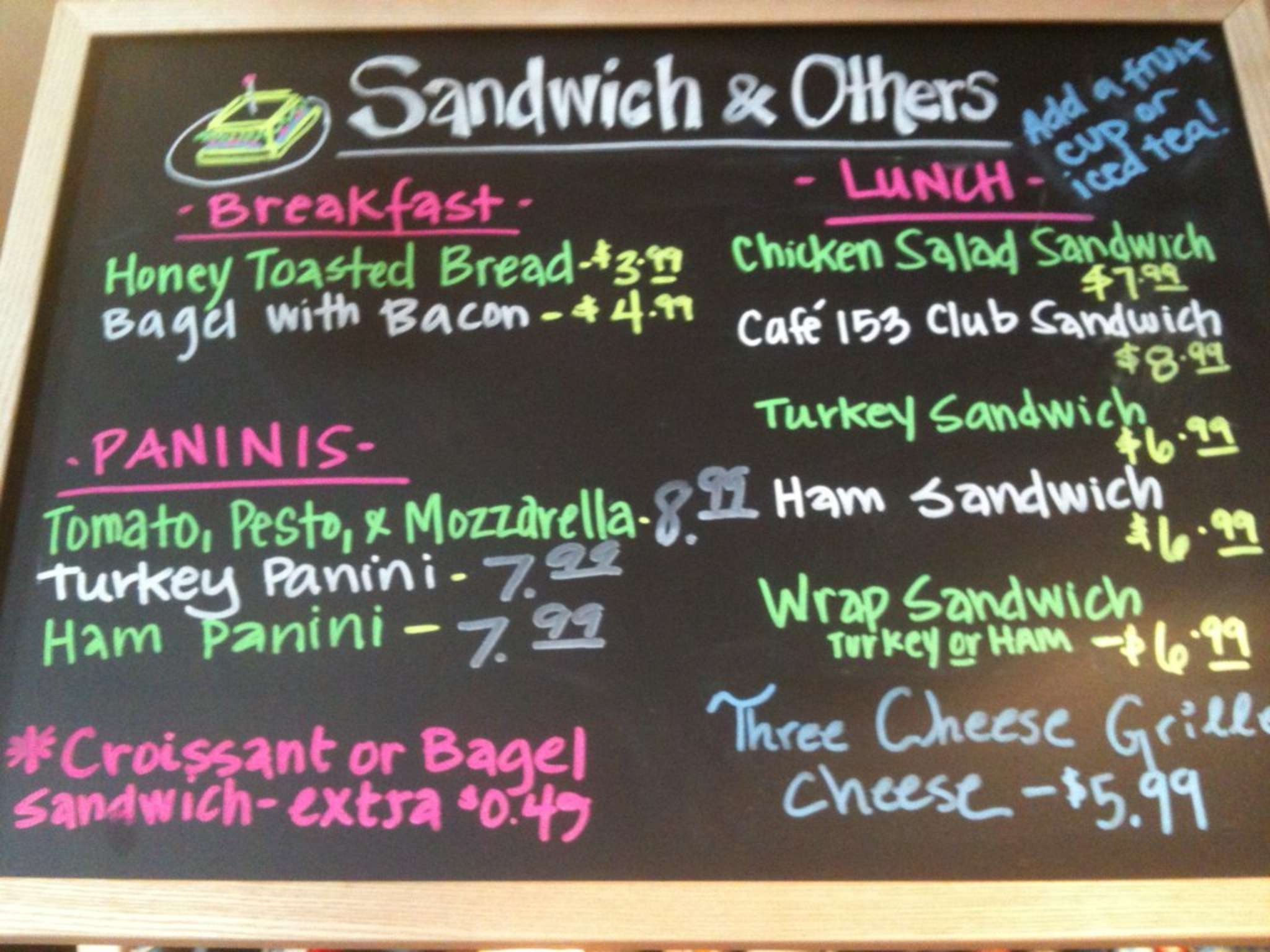 Cafe 153 Menu, Menu for Cafe 153, Huntsville, Huntsville ...
