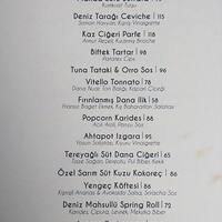 Villa Emma Menu Menu For Villa Emma Nispetiye Istanbul