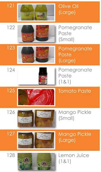 Tavazo menu