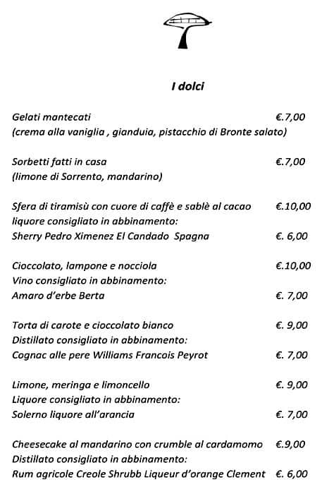 Menu di Fungo Bistrò 