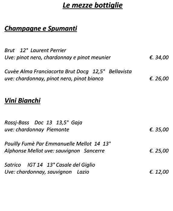 Menu di Fungo Bistrò 