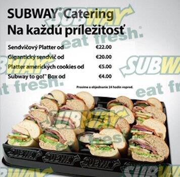 Subway menu