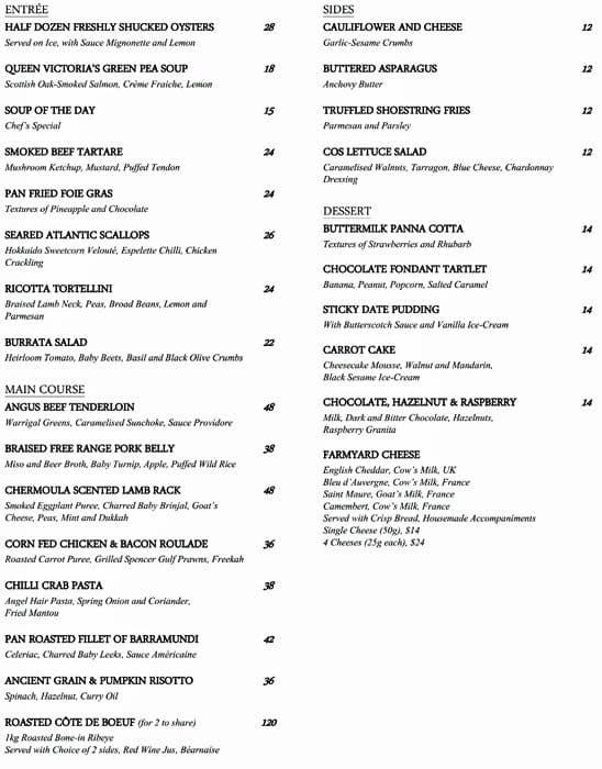 Flutes Menu, Menu for Flutes, Museum, Singapore Zomato Singapore