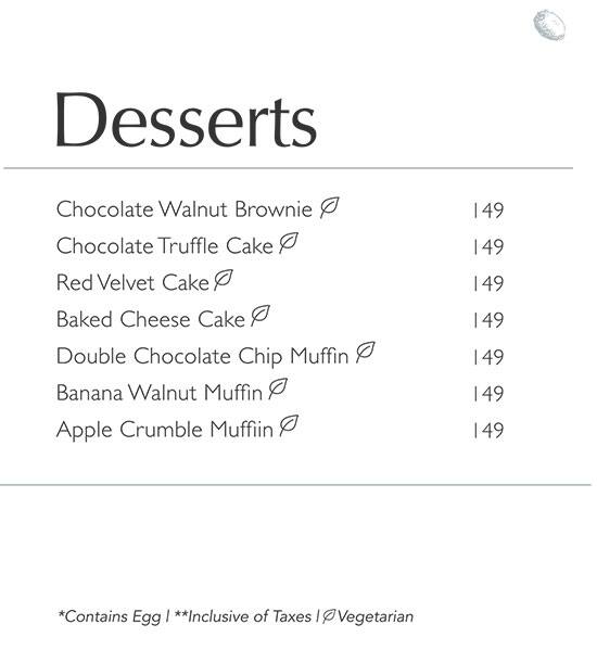 Coffee By Di Bella Kemps Corner menu