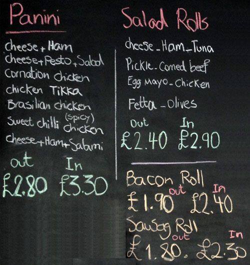Cassia menu