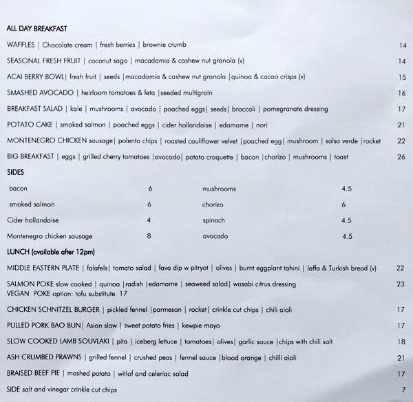 Carousel Cafe Menu For Albert Park Melbourne Carousel Cafe Albert Park Menu