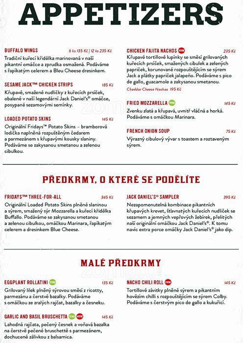 tgi friday's lunch menu