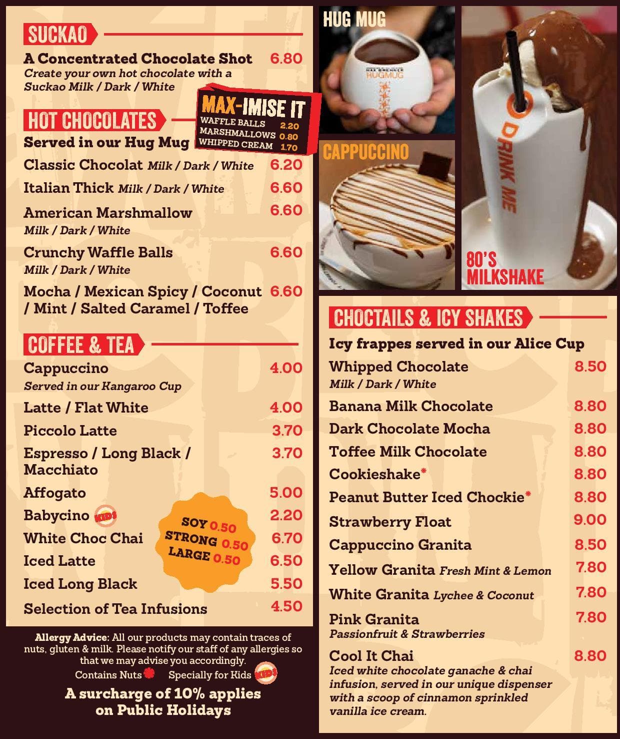 max brenner boston menu