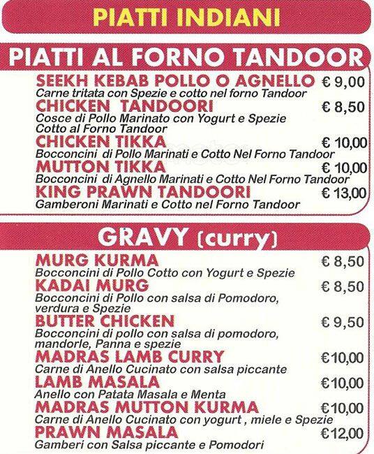 Menu di Indo Ceylon 