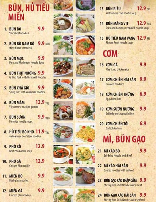 Saigon Station Menu, Menu for Saigon Station, Bukit Bintang, Kuala ...