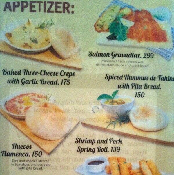 Herbs And Spices Menu, Menu for Herbs And Spices, McKinley Hill, Taguig