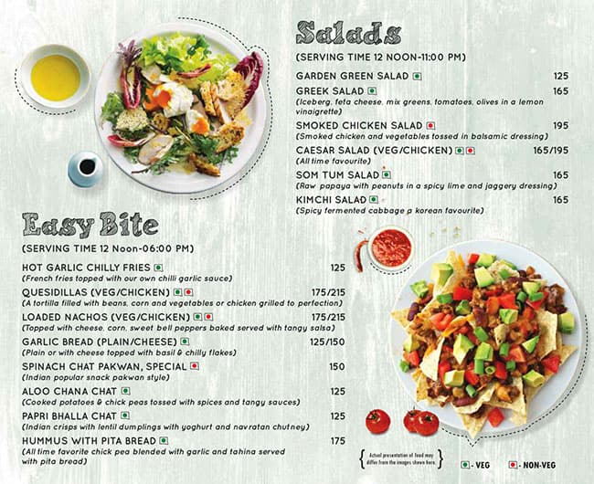 Pakwan menu
