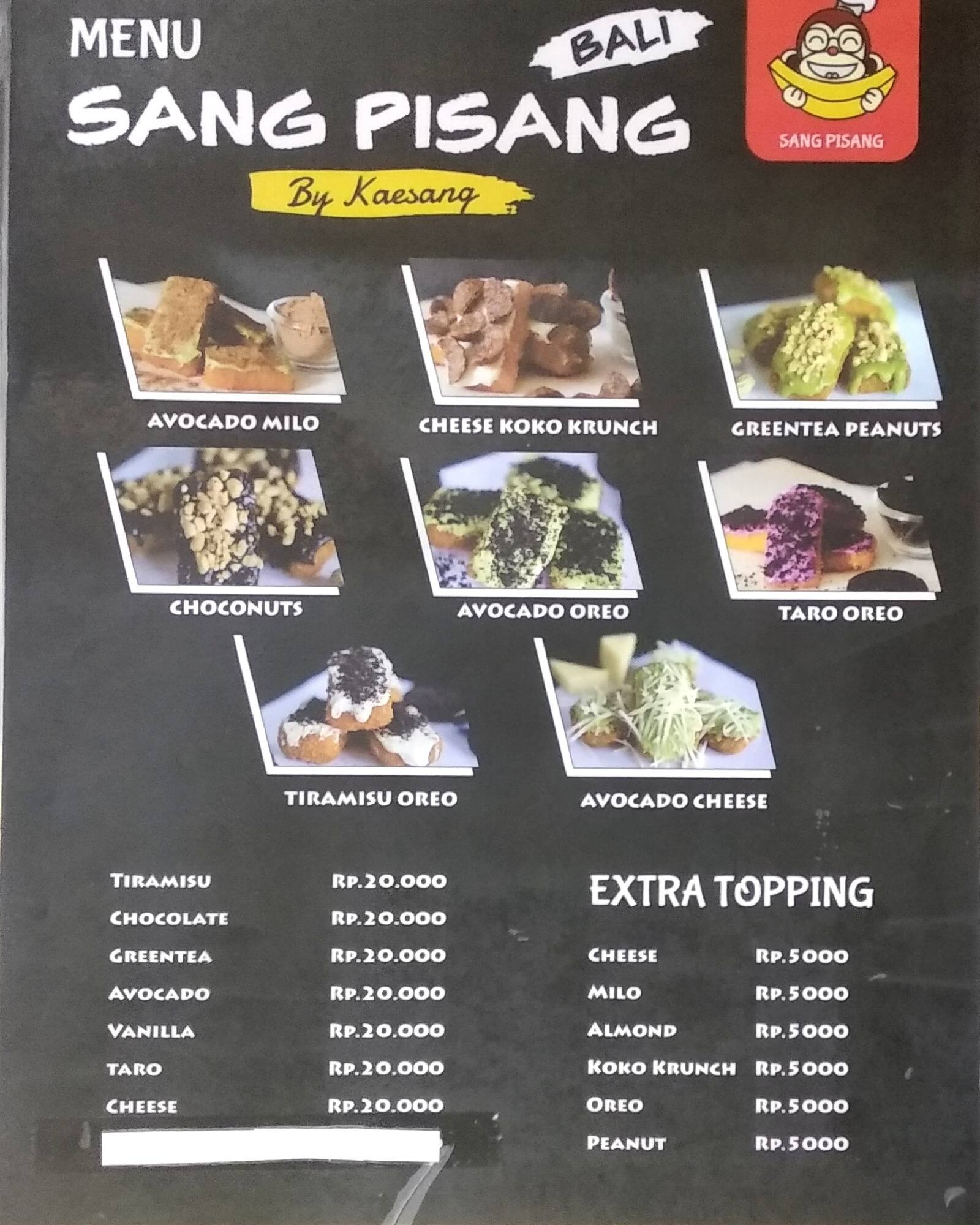 Menu Sang Pisang Kaesang