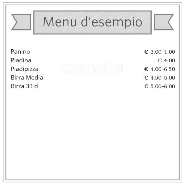 Menu di Birreria Paninoteca Okey 