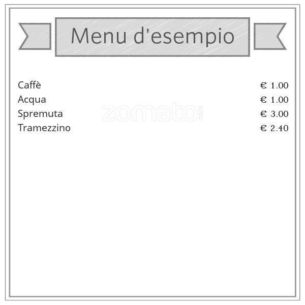 Menu di Oronero Cafe 