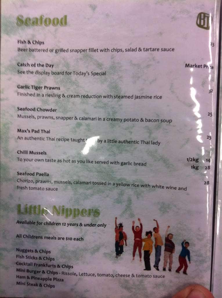 Menu at Byford Tavern restaurant, Byford, 881 South Western Hwy