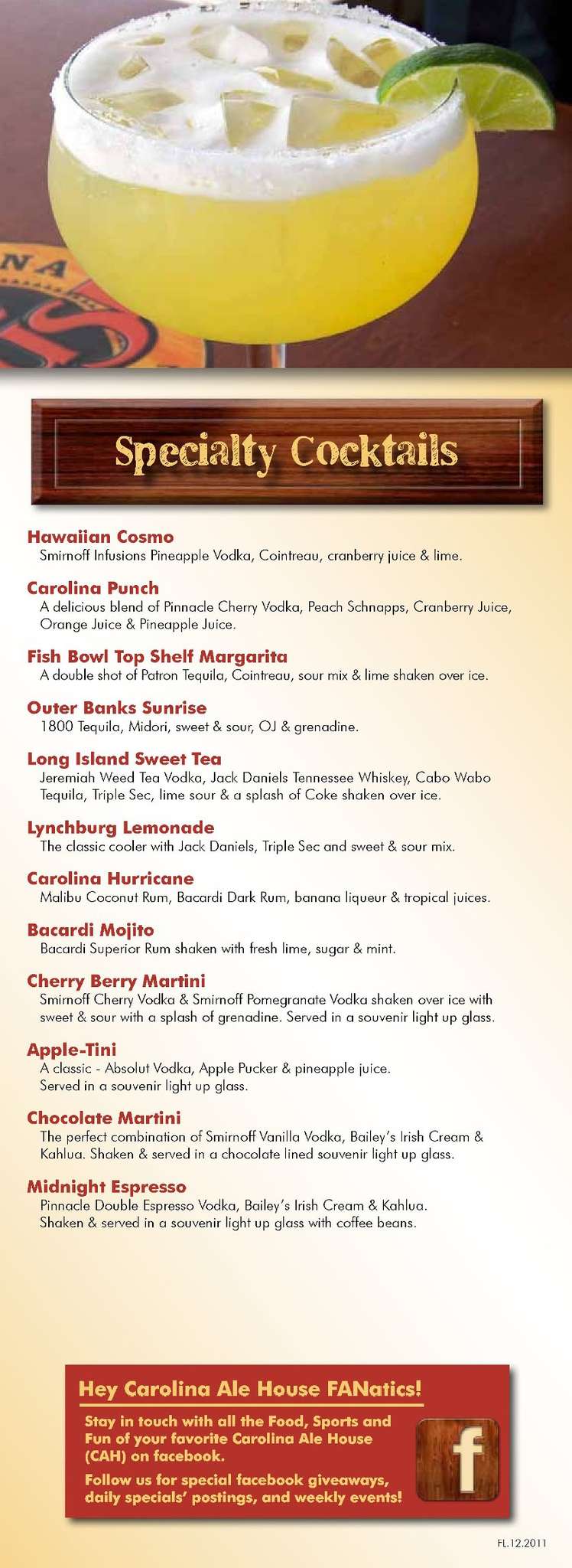 Carolina Ale House Menu Menu De Carolina Ale House Weston Southwest Ranches Miami