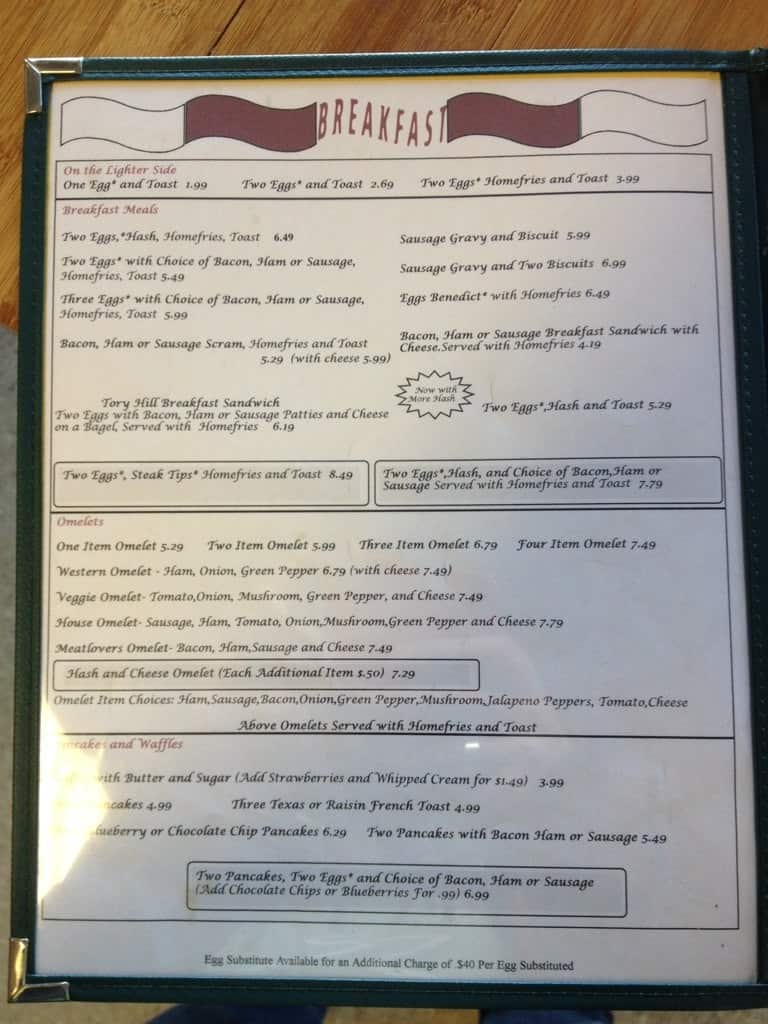 Tory Hill Cafe Menu, Menu for Tory Hill Cafe, Buxton, Portland Urbanspoon/Zomato