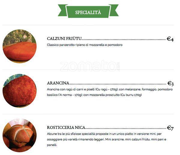 Menu di Sisili 