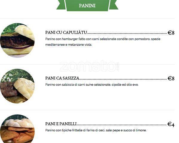 Menu di Sisili 