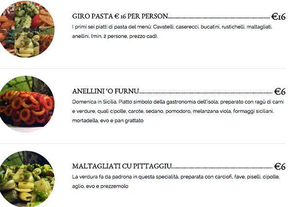 Menu di Sisili 