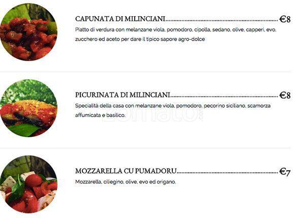 Menu di Sisili 