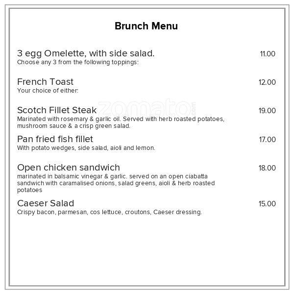 Carta de Bon Appetit